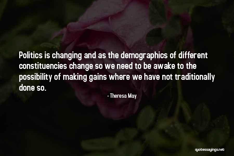 Demographics Quotes By Theresa May