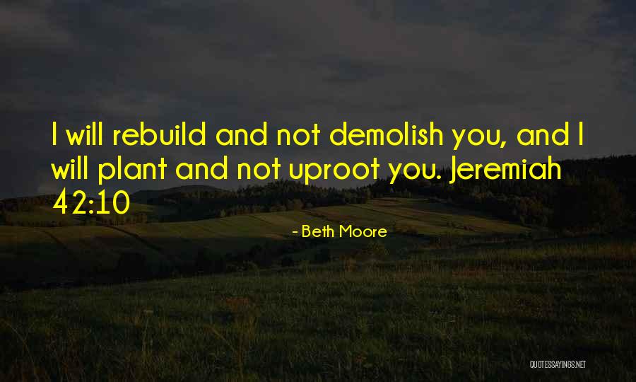 Demolish Quotes By Beth Moore