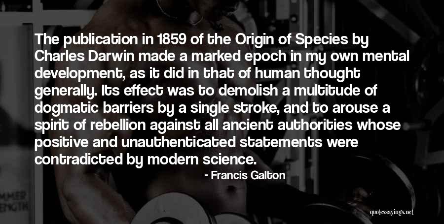 Demolish Quotes By Francis Galton