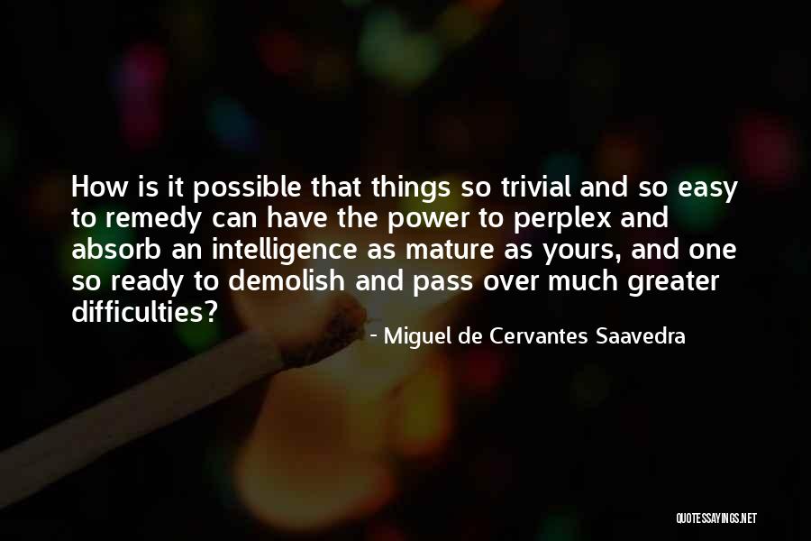 Demolish Quotes By Miguel De Cervantes Saavedra