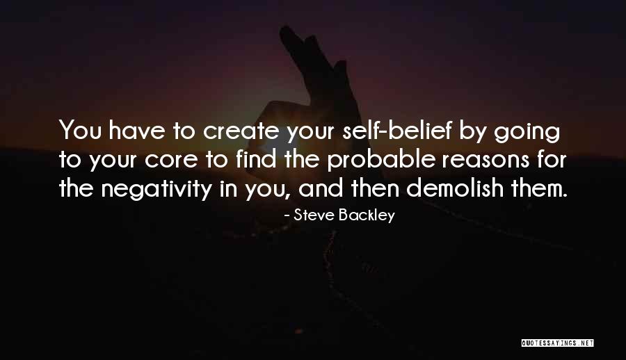 Demolish Quotes By Steve Backley