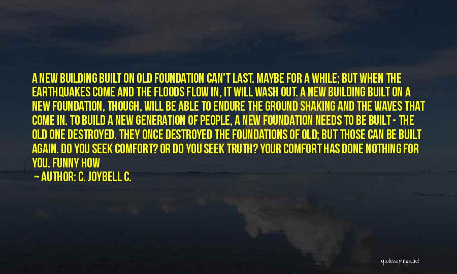 Demolition Quotes By C. JoyBell C.