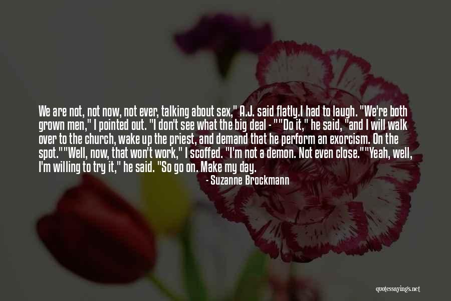 Demon Laugh Quotes By Suzanne Brockmann Demon Laugh Quotes By Suzanne Brockmann