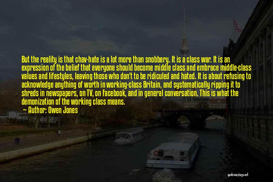 Demonization Quotes By Owen Jones