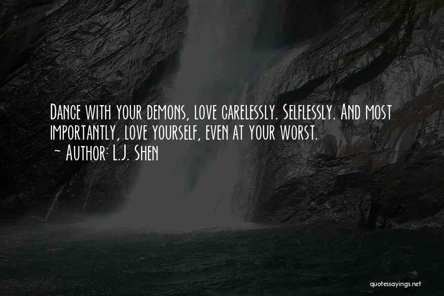 Demons And Love Quotes By L.J. Shen