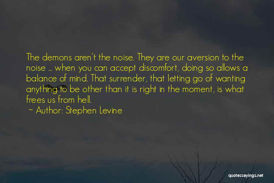 Demons In Us Quotes By Stephen Levine