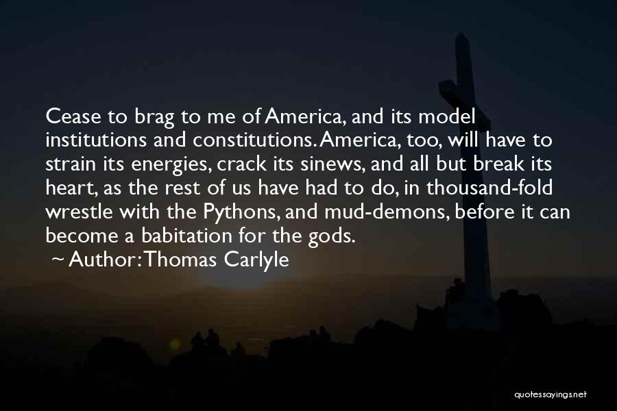 Demons In Us Quotes By Thomas Carlyle