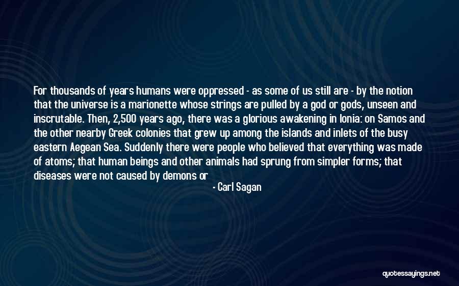 Demons On Earth Quotes By Carl Sagan