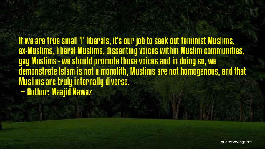 Demonstrate Quotes By Maajid Nawaz