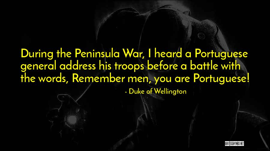 Demonstrations On Long Island Quotes By Duke Of Wellington
