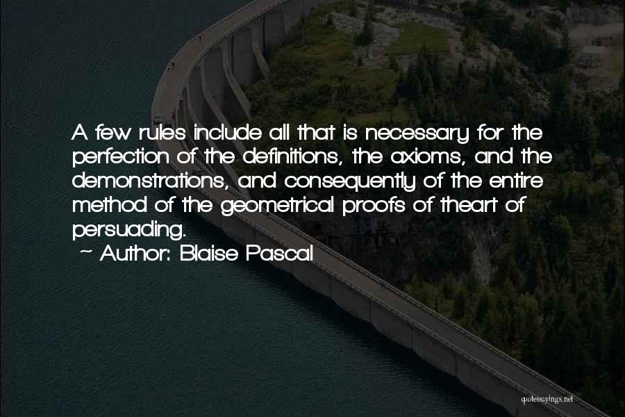 Demonstrations Quotes By Blaise Pascal