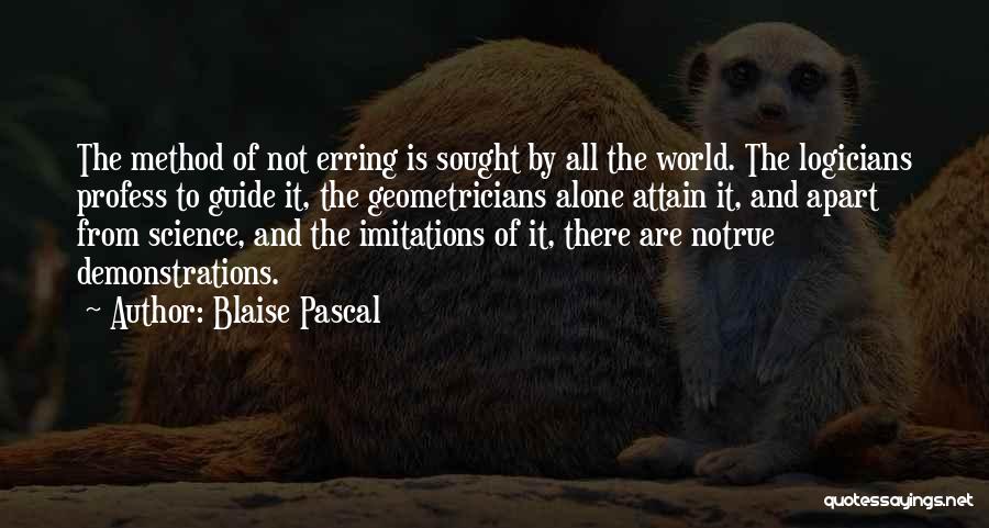 Demonstrations Quotes By Blaise Pascal