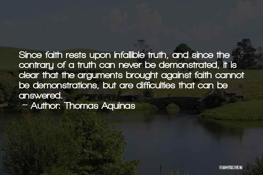 Demonstrations Quotes By Thomas Aquinas