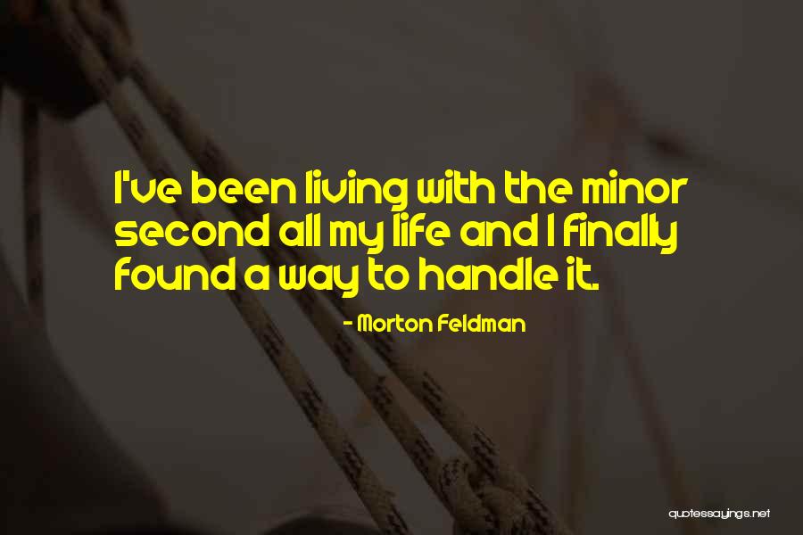 Demoor Speech Quotes By Morton Feldman Demoor Speech Quotes By Morton Feldman