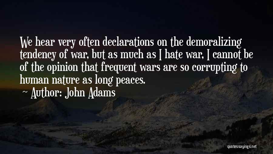 Demoralizing Quotes By John Adams