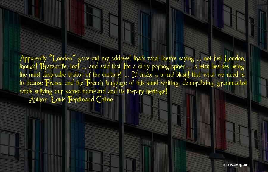 Demoralizing Quotes By Louis-Ferdinand Celine