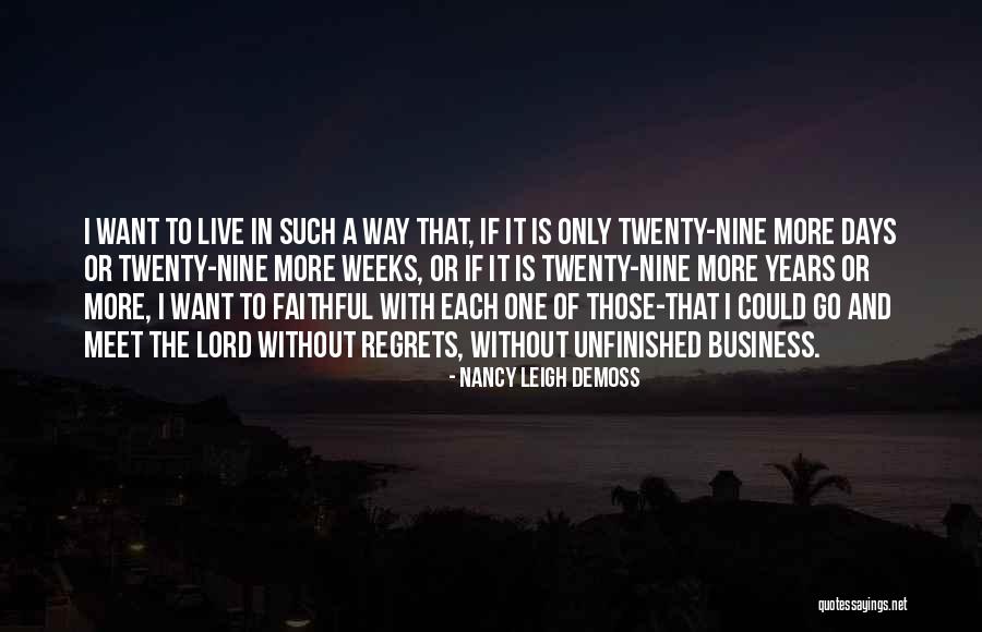 Demoss Quotes By Nancy Leigh DeMoss Demoss Quotes By Nancy Leigh DeMoss