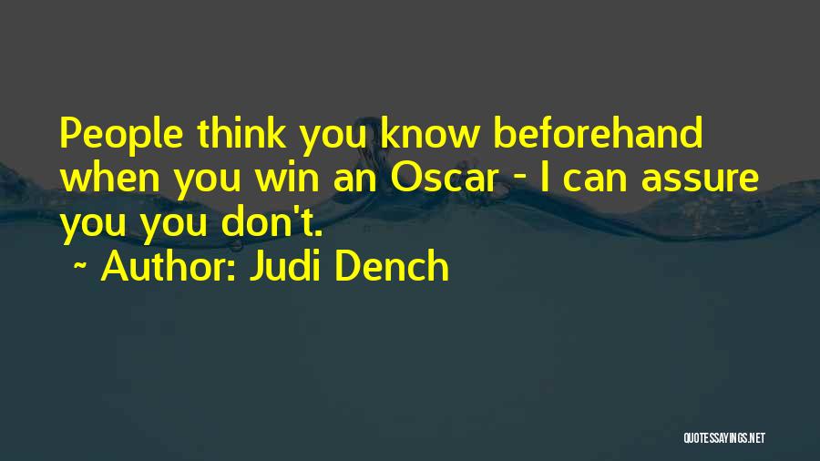 Dench Quotes By Judi Dench