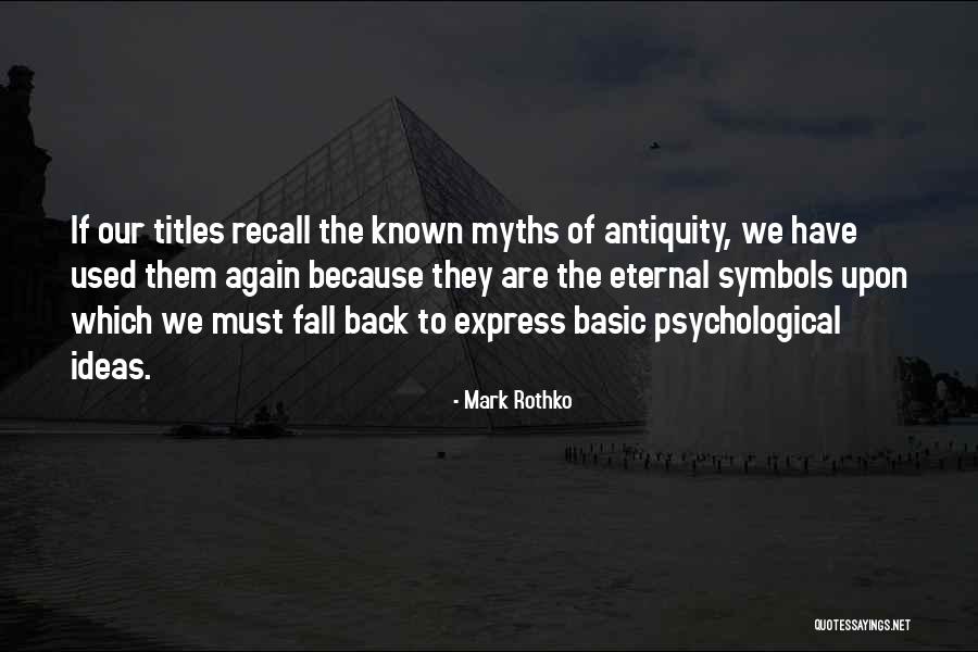 Denecke Quotes By Mark Rothko Denecke Quotes By Mark Rothko