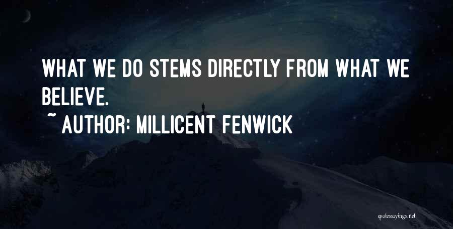 Denegar O Quotes By Millicent Fenwick