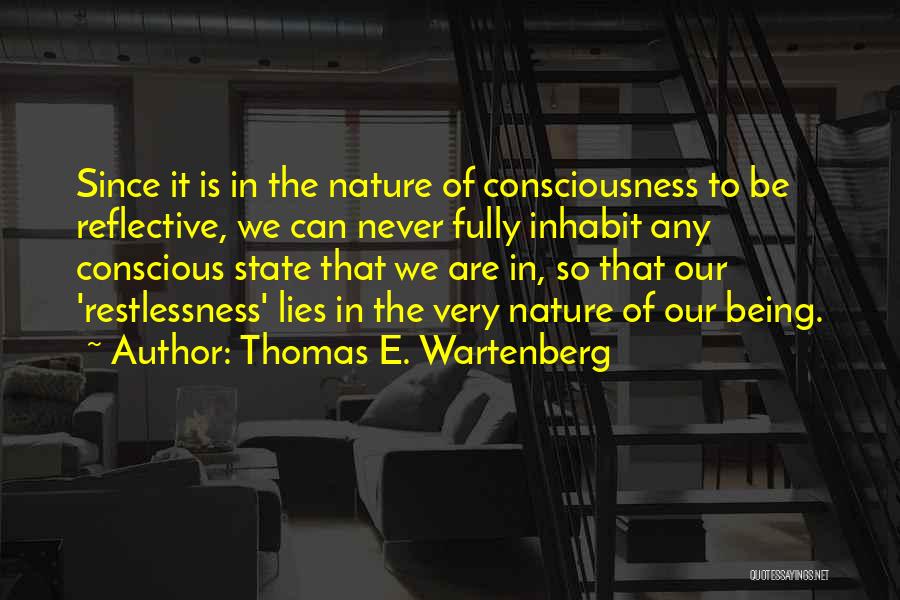 Denegar O Quotes By Thomas E. Wartenberg