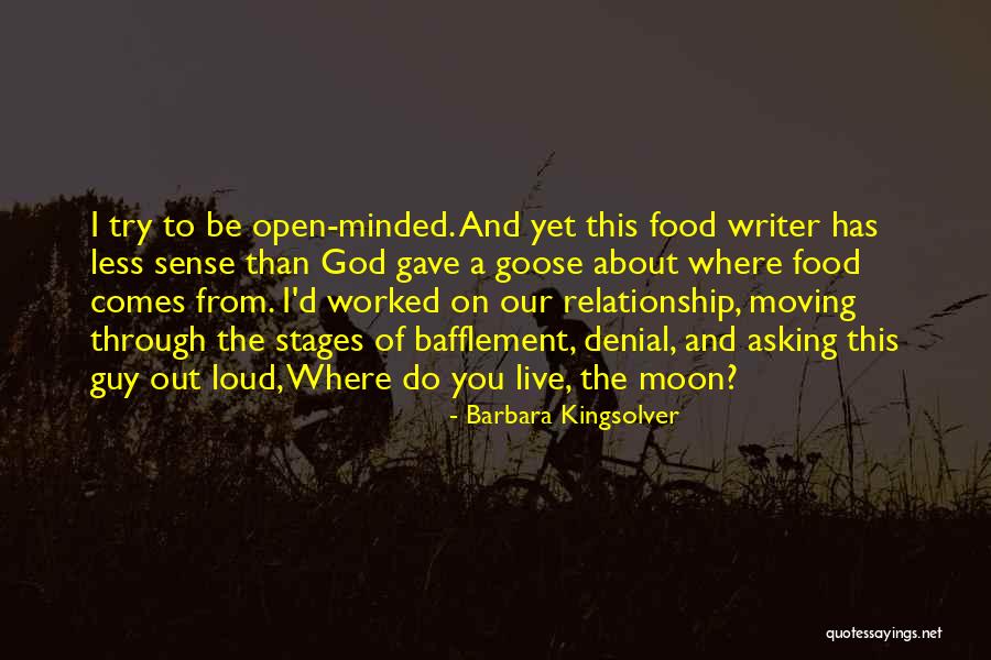 Denial In A Relationship Quotes By Barbara Kingsolver Denial In A Relationship Quotes By Barbara Kingsolver