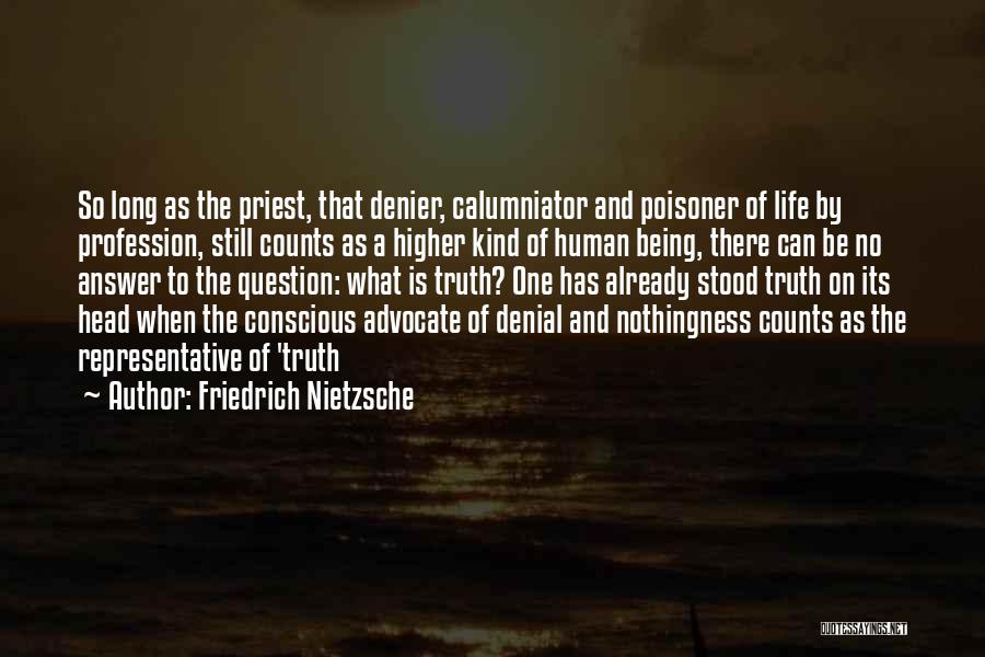 Denial Of Truth Quotes By Friedrich Nietzsche