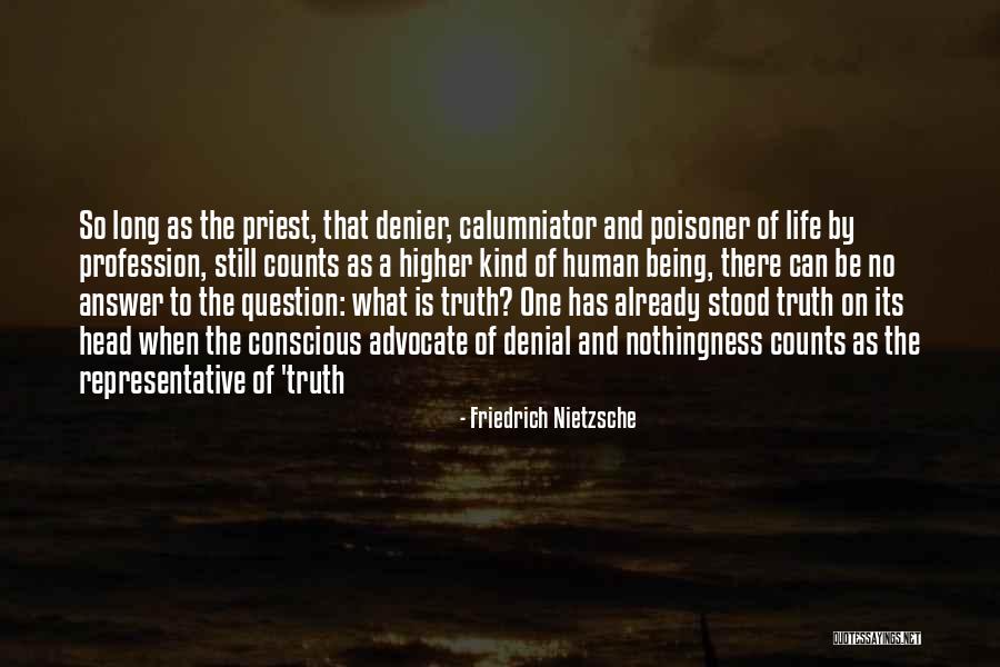 Denial Of Truth Quotes By Friedrich Nietzsche