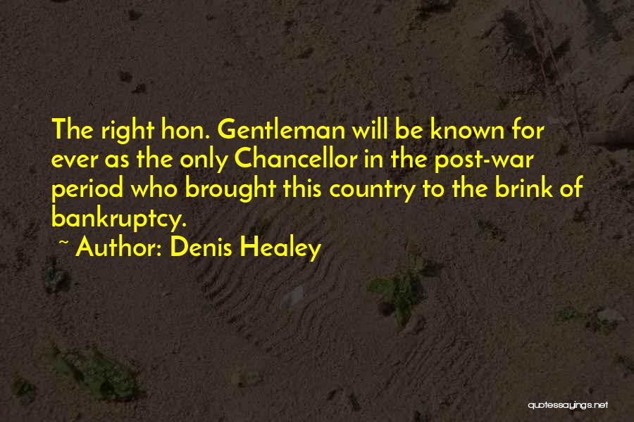 Denis Healey Quotes 2032732