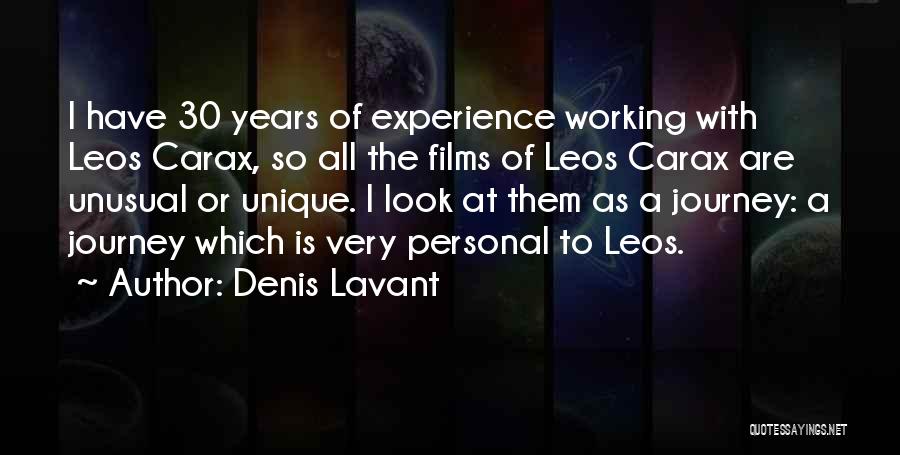 Denis Lavant Quotes 181202