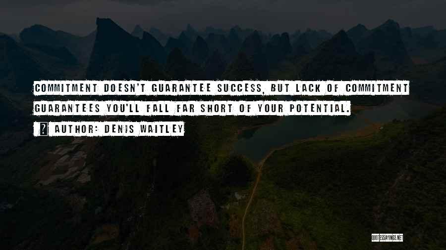 Denis Waitley Success Quotes By Denis Waitley