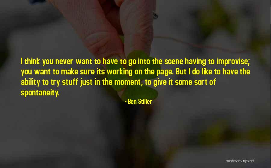 Denkers Operation Quotes By Ben Stiller Denkers Operation Quotes By Ben Stiller