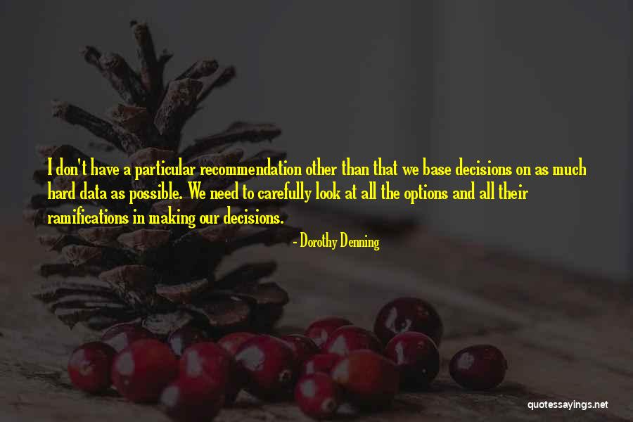 Denning Quotes By Dorothy Denning