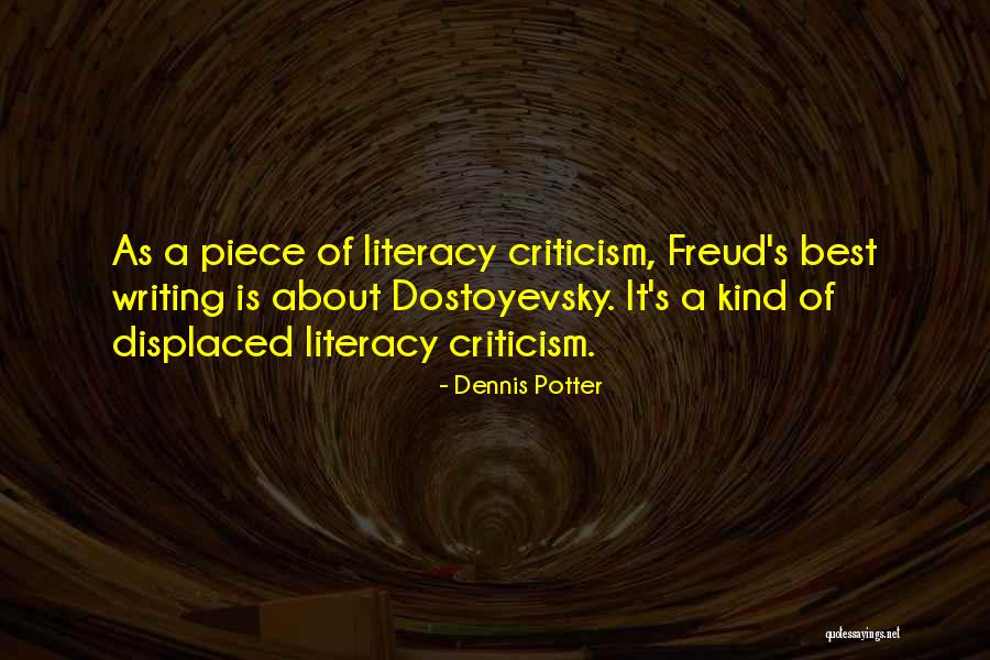 Dennis Potter Quotes 1296206 Dennis Potter Quotes 1296206