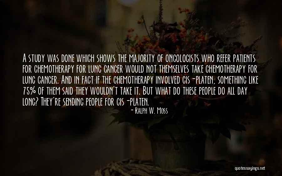 Denoiser Quotes By Ralph W. Moss Denoiser Quotes By Ralph W. Moss
