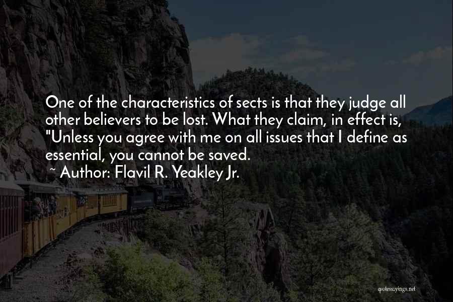 Denomination Quotes By Flavil R. Yeakley Jr.