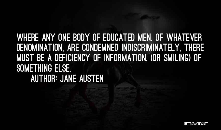 Denomination Quotes By Jane Austen