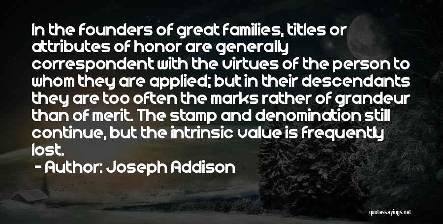 Denomination Quotes By Joseph Addison