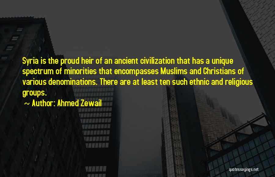 Denominations Quotes By Ahmed Zewail