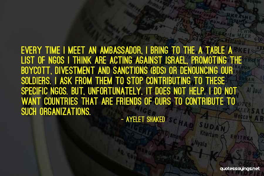 Denouncing Quotes By Ayelet Shaked Denouncing Quotes By Ayelet Shaked