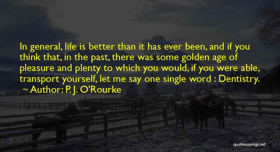 Dentistry Quotes By P. J. O'Rourke