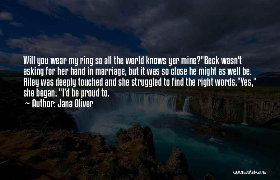 Denver Beck Quotes By Jana Oliver