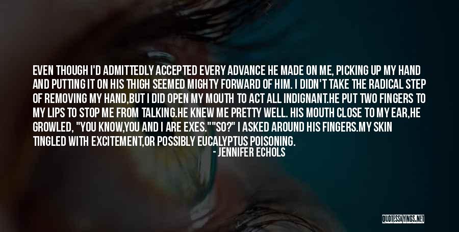 Denying Fate Quotes By Jennifer Echols Denying Fate Quotes By Jennifer Echols