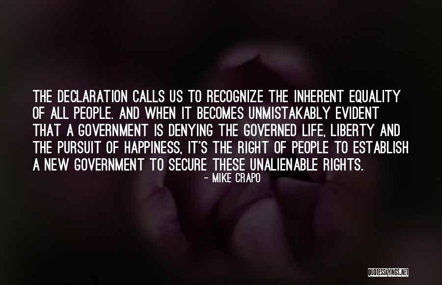 Denying Rights Quotes By Mike Crapo