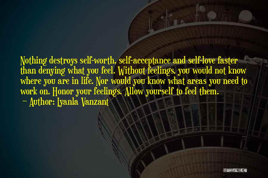 Denying Yourself Quotes By Iyanla Vanzant