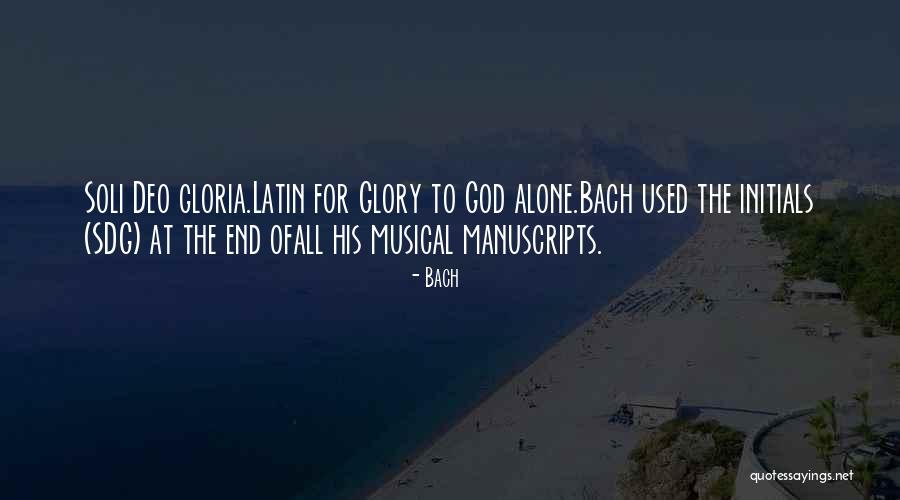Deo Quotes By Bach Deo Quotes By Bach