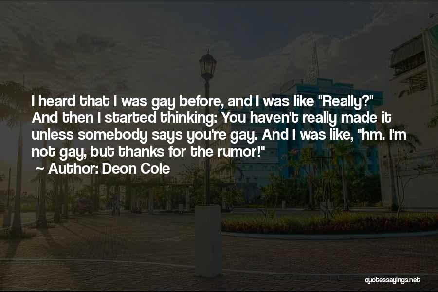 Deon Cole Quotes 783082