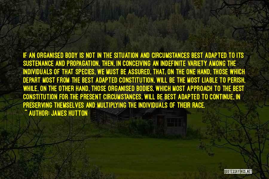 Depart Quotes By James Hutton