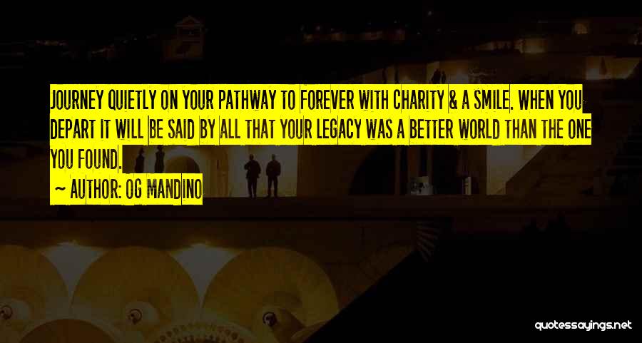 Depart Quotes By Og Mandino