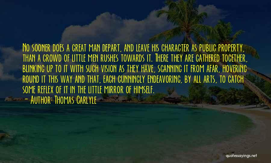 Depart Quotes By Thomas Carlyle